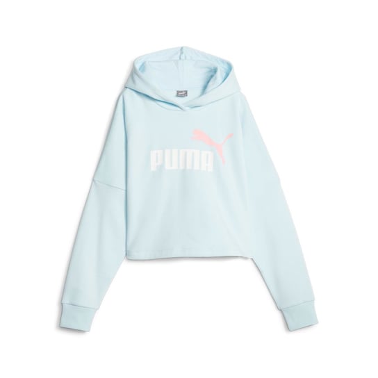 Bluza z kapturem dziewczęca Puma ESS LOGO niebieska 67113469-128 Inna marka