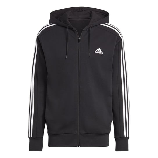 Bluza z kapturem męska adidas ESSENTIALS 3-Stripes czarna IC0433-S Inna marka