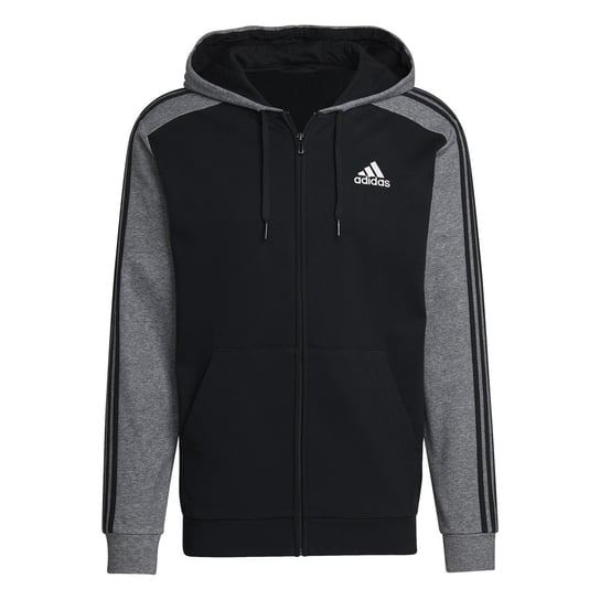 Bluza z kapturem męska adidas ESSENTIALS MELANGE czarna HK2897-S Adidas