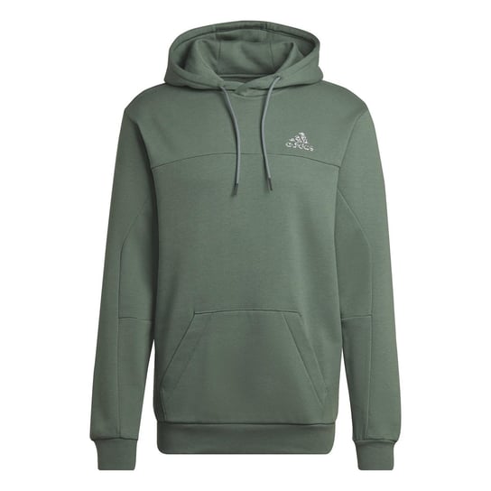 Bluza z kapturem męska adidas STADIUM FLEECE BOS zielona HM7889-S Inna marka