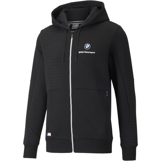 Bluza z kapturem męska Puma BMW MMS FULL-ZIP czarna 53118701-S Puma