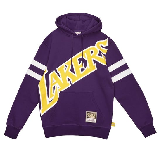 Bluza z kapturem Mitchell & Ness NBA Los Angeles Lakers fioletowa-S Mitchell & Ness