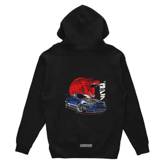 Bluza z kapturem Nissan Skyline GT-R R34 Godzilla-M ProducentTymczasowy