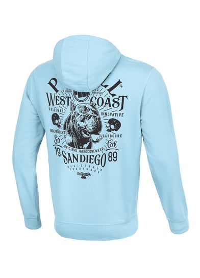 Bluza z kapturem SAN DIEGO 89 Błękitna M Pitbull West Coast