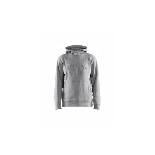 Bluza z kapturem z nadrukiem 3D Heather grey - Blaklader BLAKLADER