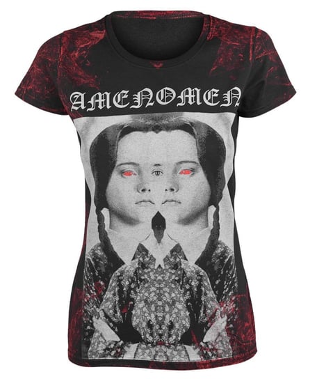 bluzka damska AMENOMEN - EVIL GIRL (OMEN031DA ALLPRINT RED)-XL Inny producent