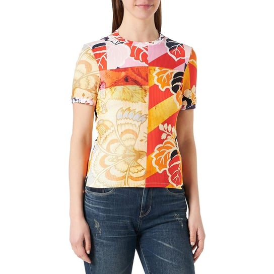 Bluzka damska Desigual Baton Rouge wzorzysta-XL Desigual