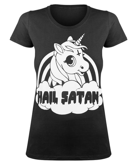 bluzka damska JEDNOROŻEC (UNICORN) - HAIL SATAN-L Inny producent