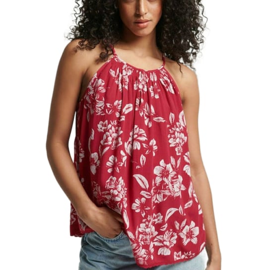 Bluzka damska SuperDry Vintage Beach Cami Top na ramiączkach-M Superdry