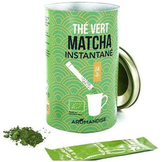 Błyskawiczna organiczna zielona herbata Matcha - 25 pałeczek Inna marka