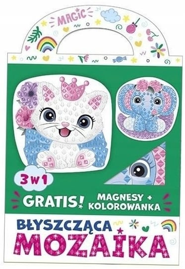 Błyszcząca mozaika 3w1 Kotek i Słonik Ranok-Creative
