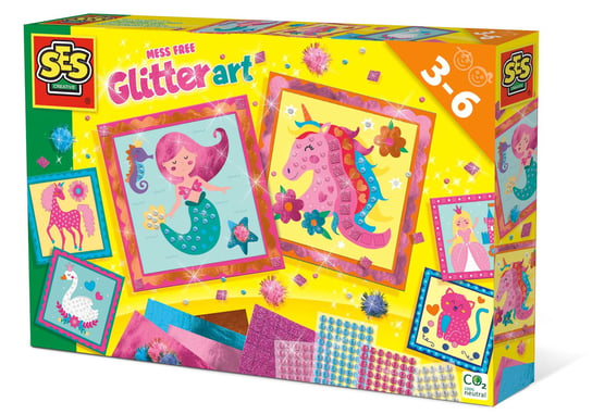 Błyszczące Obrazki Do Wyklejania Ses Creative - Zabawki Kreatywne Dla Dziewczynek SES