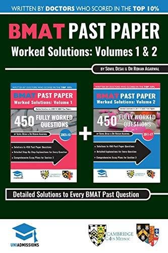 Bmat Past Paper Worked Solutions Volume 1 & 2: Fully Worked Answers, 600+ Questions Explained, 2003- Opracowanie zbiorowe