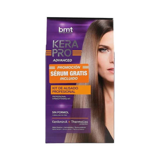 BMT, Kerapro Advanced, zestaw kosmetyków do trwałego prostowania włosów, 5 szt. BMT