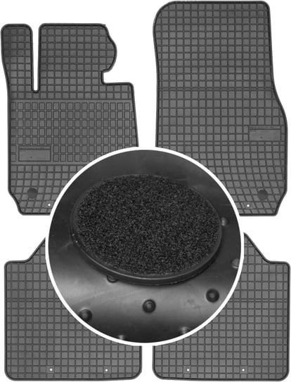 BMW 3 GT F34 GranCoupe od 2017r. Dywaniki gumowe FROGUM 402447 + mocowania MAX-DYWANIK Frogum