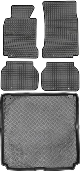 BMW 5 E39 Kombi od 1995-2004r. Bagażnik MIX-PLAST 12051 + Dywaniki FROGUM 0668 Max-Dywanik