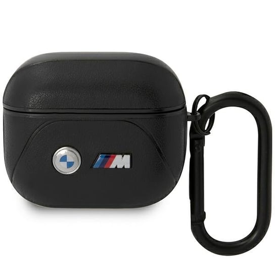 BMW BMA322PVTK AirPods 3 gen etui obudowa cover czarny/black Leather Curved Line BMW