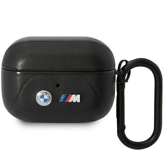 BMW BMAP22PVTK AirPods Pro etui obudowa cover czarny/black Leather Curved Line BMW
