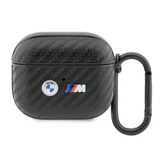 BMW Carbon Double Metal Logo - Etui AirPods 3 (Czarny) BMW