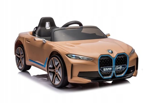 BMW I4 na Licencji 4 Silniki 12V Ekoskóra Piankowe Koła Złote Bemi