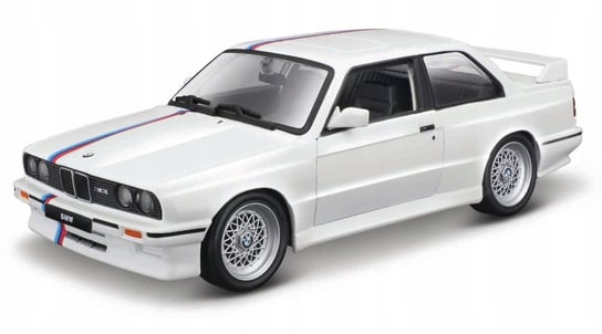 BMW M3 E30 1988 1:24 biały model Bburago 18-21100 Bburago