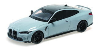 Minichamps 1/18 BMW M4 2020 Gris Métallisé - Modèle Neuf Sous Blister - Prévendu
