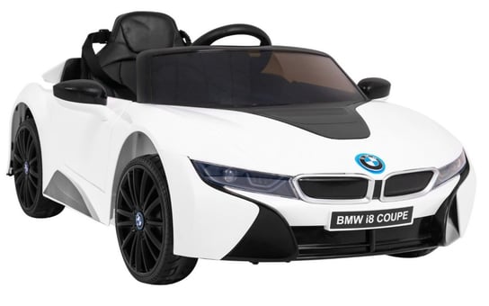 BMW, pojazd na akumulatorSamochód Bmw I8, biały RAMIZ