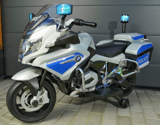 BMW R1200 POLICYJNY motocykl  dla dziecka na akumulator Joy4Kids
