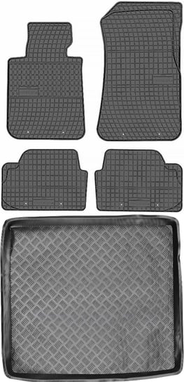 Set Tappetini Anteriori In Velluto Su Misura Per BMW X1 E84 (2009) - 2 Pezzi Con Rinforzo - 2