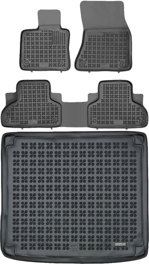 BMW X6 F16 SUV od 2014-2019r. Bagażnik REZAW 232135 + Dywaniki REZAW 200718 Rezaw-Plast