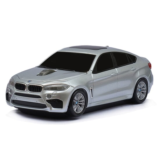 BMW X6M - srebrny - Landmice mysz bezprzewodowa samochód Landmice