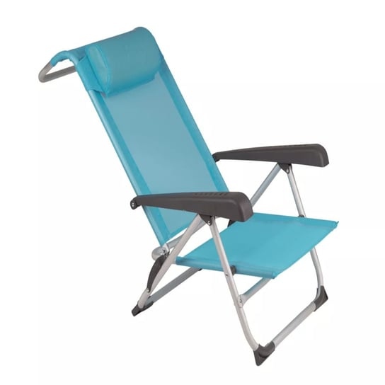 Bo-Camp Krzesło plażowe, niebieskie, 1204784 Bo-camp