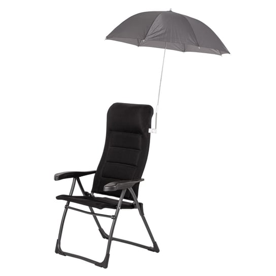 Bo-Camp Parasol montowany do krzesła, 106 cm, szary Bo-camp