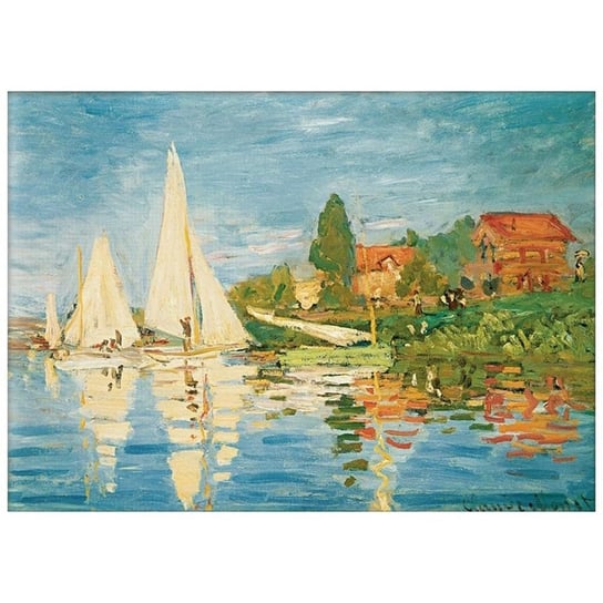 Boats At Argenteuil - Claude Monet 60x80 Legendarte