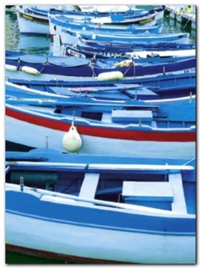 Boats plakat obraz 60x80cm Wizard+Genius