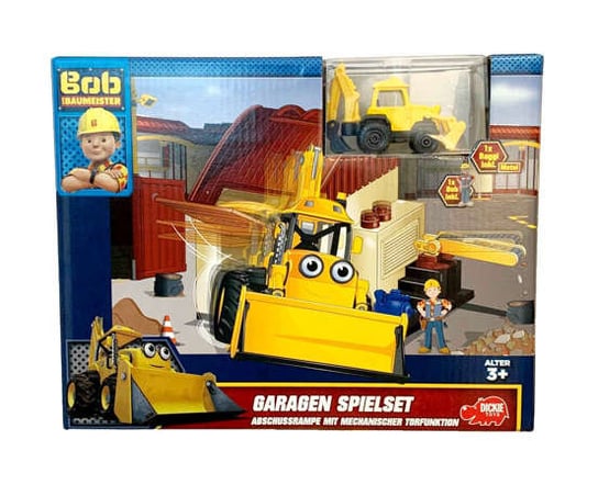 Bob Budowniczy, garaż z koparką i figurką Bob Budowniczy