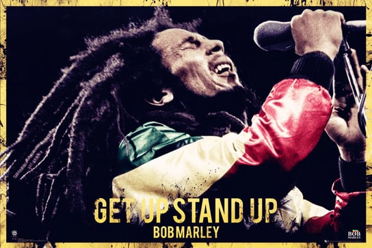 Bob Marley - Get Up Stand Up - plakat 91,5x61 cm Inny producent