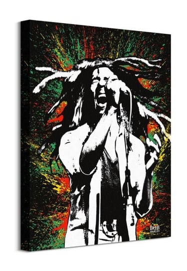 Bob Marley Paint - obraz na płótnie Bob Marley