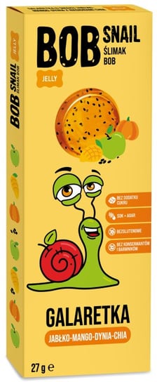 Bob Snail galaretka jabłko-mango-dynia-chia 27 g Bob Snail