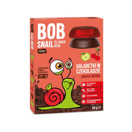 Bob Snail Galaretka Jabłko-Wiśnia W Czekoladzie 54 G Bob Snail