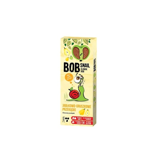 Bob Snail, przekąska jabłko & gruszka bez dodatku cukru, 30g Eco Snack