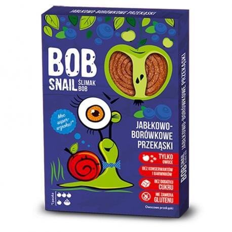 Bob Snail, przekąska owocowa jabłko & borówka, 60g Bob Snail