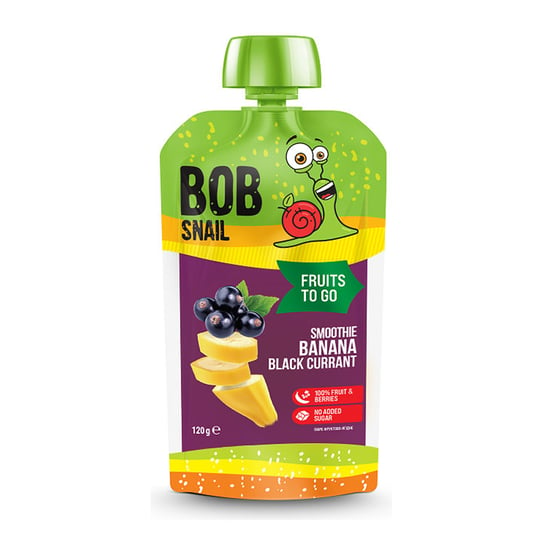 Bob Snail smoothie banan-czarna porzeczka 120 g Bob Snail