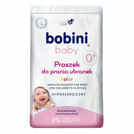 Bobini Baby Hipoalergiczny Proszek Do Prania Kolorowych Tkanin 1,2Kg (16 Prań) Bobini