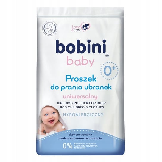 Bobini Baby Hypoalergiczny Uniwersalny Proszek do Prania Ubranek 1,2KG (16 Prań) Bobini