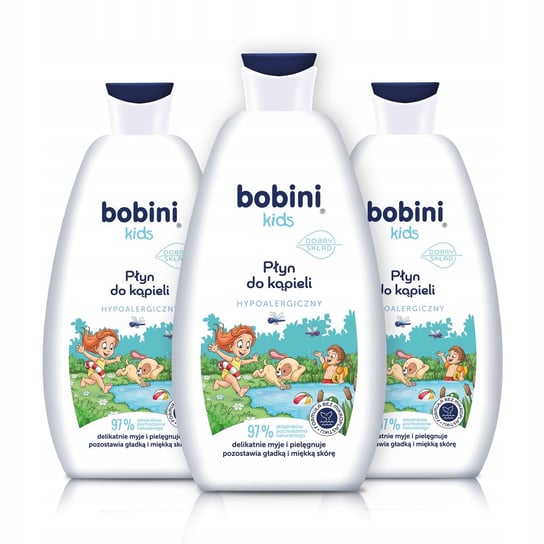 Bobini Kids Płyn do Kąpieli dla Dzieci 3x500ml Global Cosmed