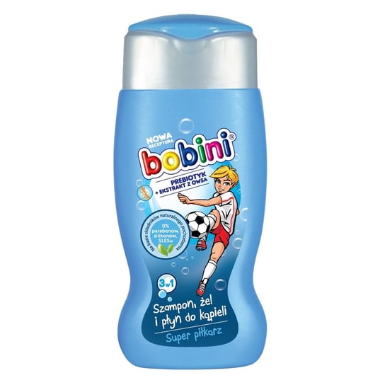 Bobini, szampon, żel i płyn do kąpieli 3w1 Super Piłkarz, 50 ml Bobini