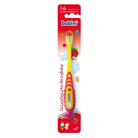 Bobini, Szczoteczka do zębów dla dzieci 1-6 lat Bobini