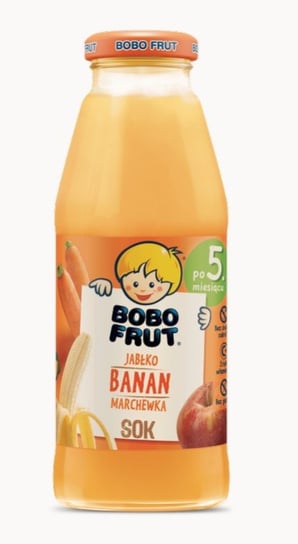 Bobo Frut, Sok jabłko banan i marchewka dla niemowląt po 5 miesiącu, 300 ml Bobo Frut