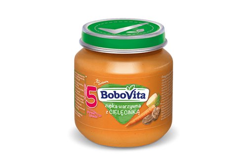 BoboVita, Jarzynowa z cielęcinką obiadek po 5. miesiącu, 125 g BoboVita
